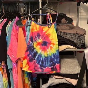 Tie Dye Halter Top